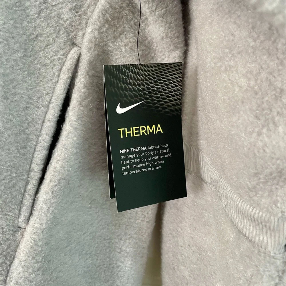 Nike Women's Light Gray Cowl Neck Sweater - Picture 6 of 7